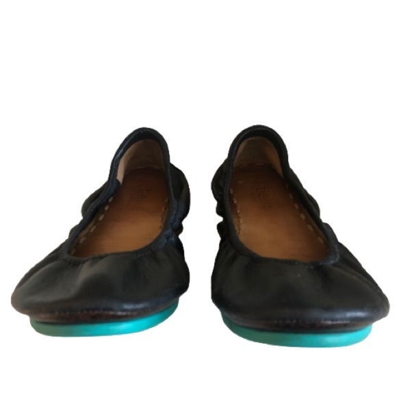 TIEKS by Gavrieli Matte Black Ballet Flats Size 7 - Picture 2 of 14